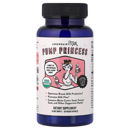 Legendairy Milk, Pump Princess, 60 Vegan Capsules