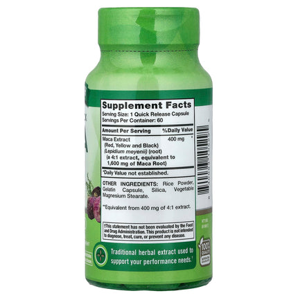 Nature's Truth Red, Yellow, Black Maca, 1,600 mg