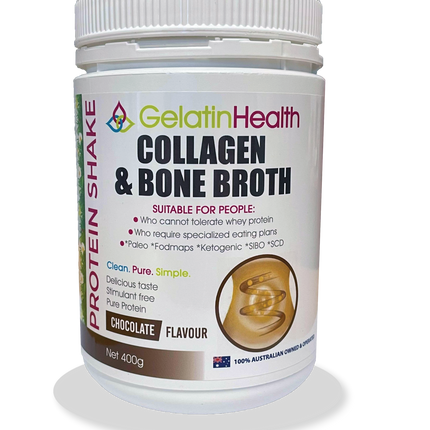 Gelatin Health - Collagen & Bone Broth Chocolate Shake