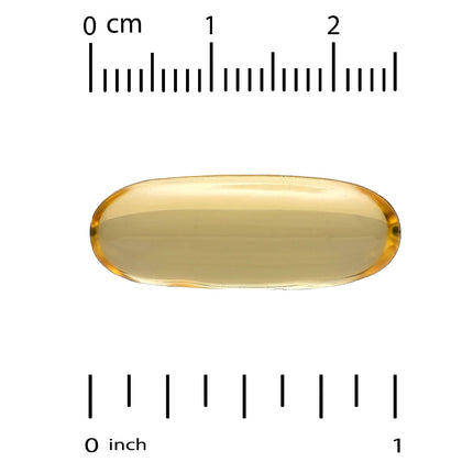 California Gold Nutrition Omega-3 Premium Fish Oil softgels poured out