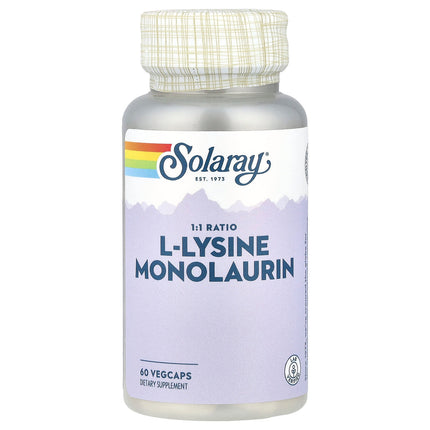 Solaray L-Lysine Monolaurin, 1:1 Ratio