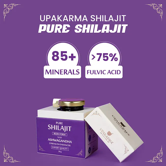 Pure Shilajit Resin with Ashwagandha for natural strength boost