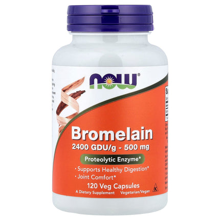 NOW Foods Bromelain, 500 mg