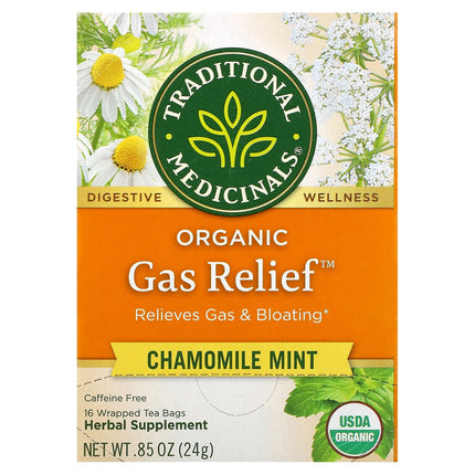 Traditional Medicinals Organic Gas Relief™ herbal tea, 24 g