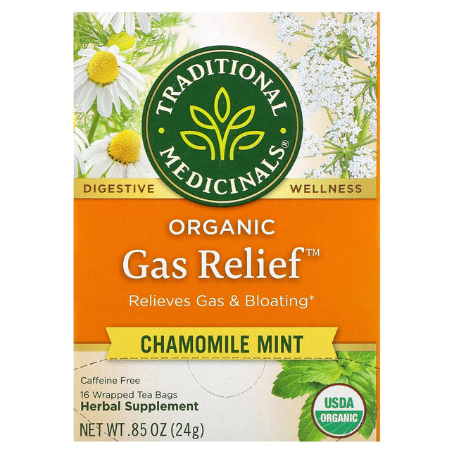 Traditional Medicinals Organic Gas Relief™ herbal tea, 24 g