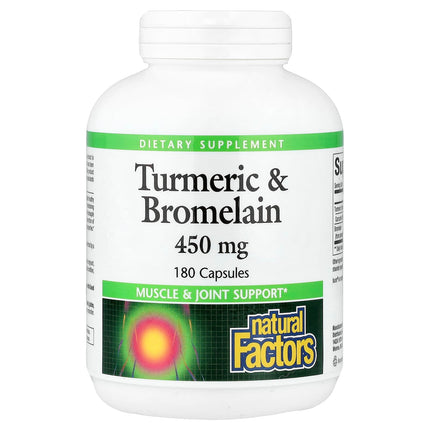 Natural Factors Turmeric & Bromelain