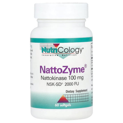 Nutricology NattoZyme Nattokinase, 100 mg (2,000 FU), 60 Softgels