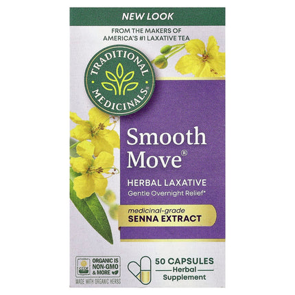 Traditional Medicinals Smooth Move® Capsules capsules,  50 Capsules
