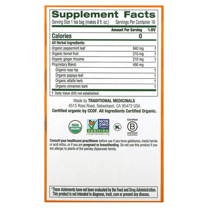 Traditional Medicinals Organic Belly Comfort® herbal tea - view 2