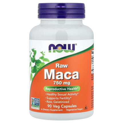 NOW Foods Raw Maca, 750 mg