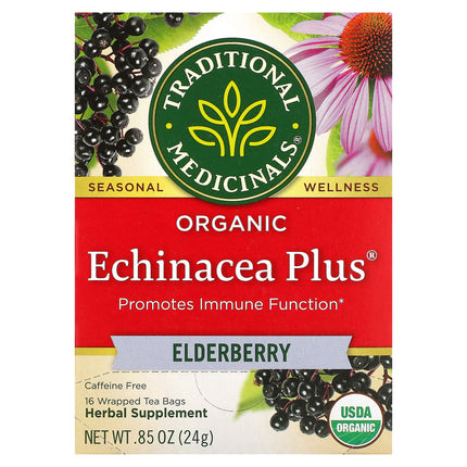 Traditional Medicinals Organic Echinacea Plus® herbal tea, 24 g