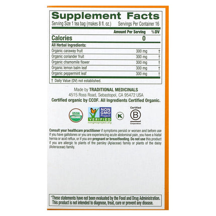 Traditional Medicinals Organic Gas Relief™ herbal tea - view 2