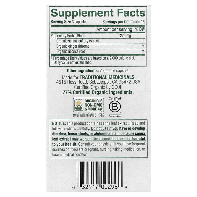 Traditional Medicinals Smooth Move® Capsules capsules - view 2