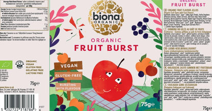 Biona Organic Berry Burst Jellies 75 g