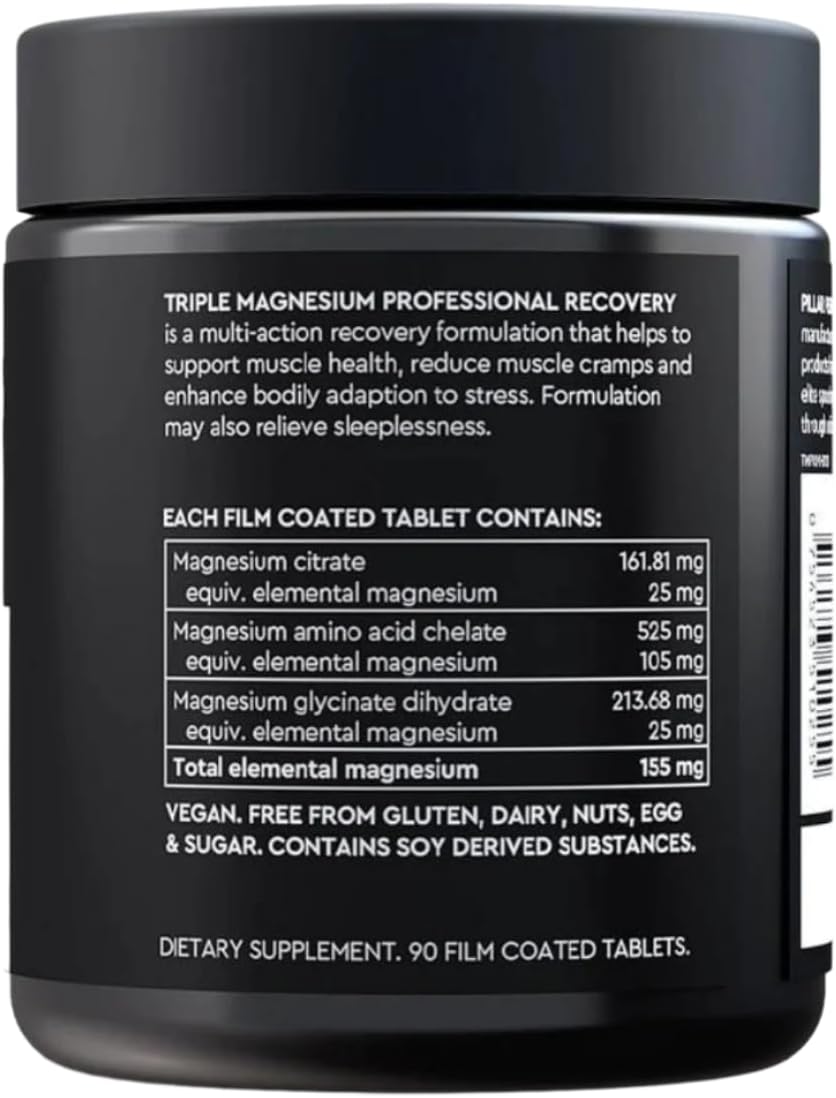 Pillar Performance Triple Magnesium 90 Caps Unflavored