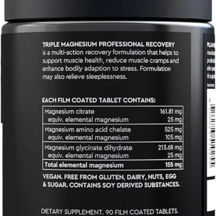 Pillar Performance Triple Magnesium 90 Caps Unflavored