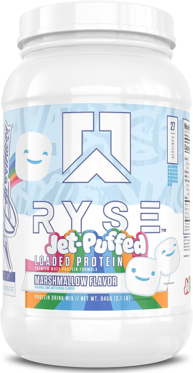 RYSE Supplements RYSE Loaded Protein Powder (Premium Whey) Jet-Puffed Marshmallow 2 lb (907g)