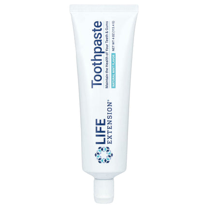 Life Extension Fluoride-Free Toothpaste, Natural Mint - front