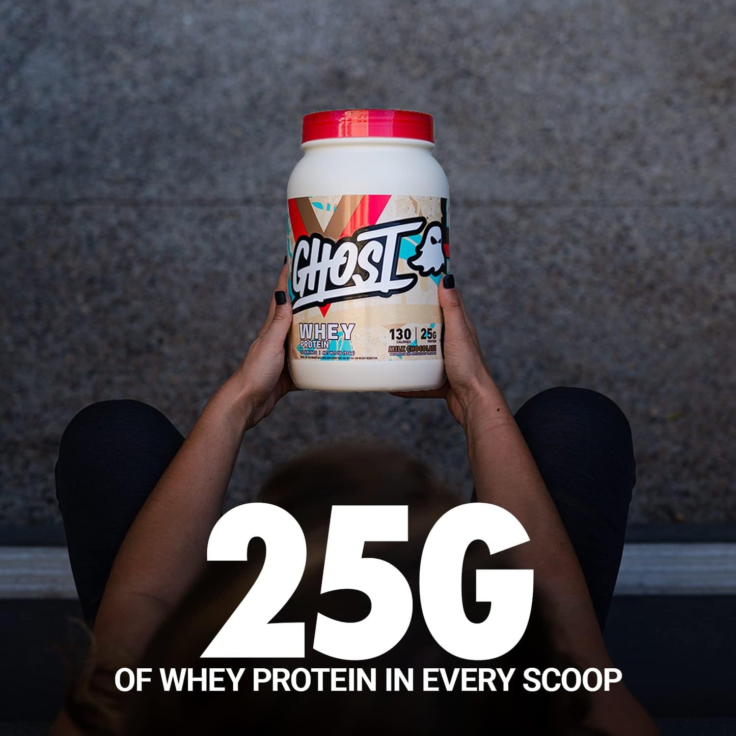 Ghost Milk Chocolate Whey Protein Powder 907 g