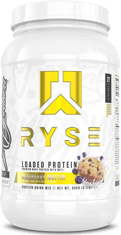 Ryse Blueberry Muffin Loaded Protein Powder 907 g