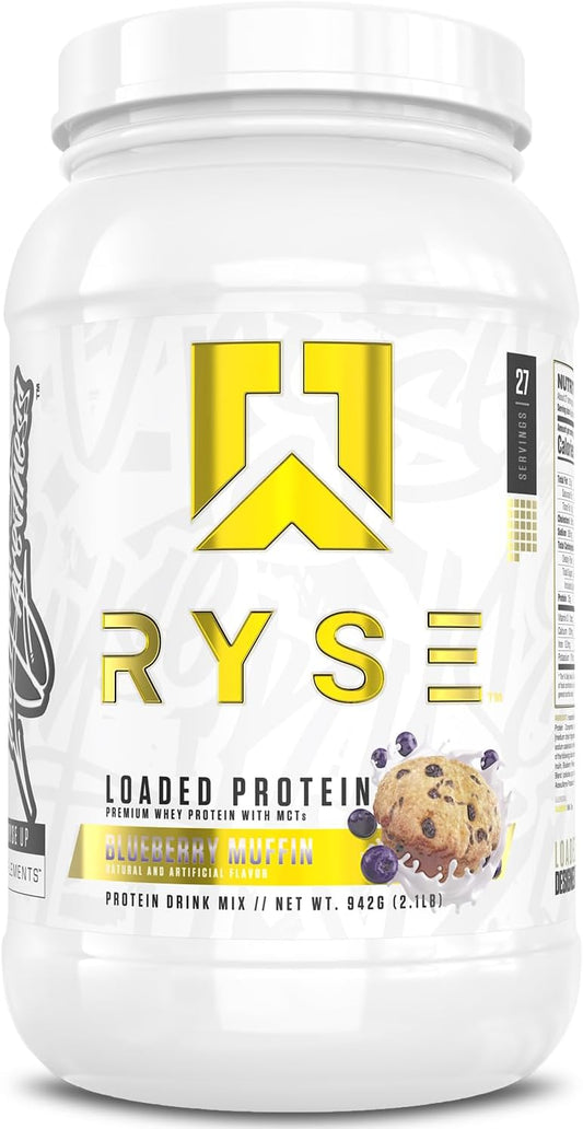Ryse Blueberry Muffin Loaded Protein Powder 907 g