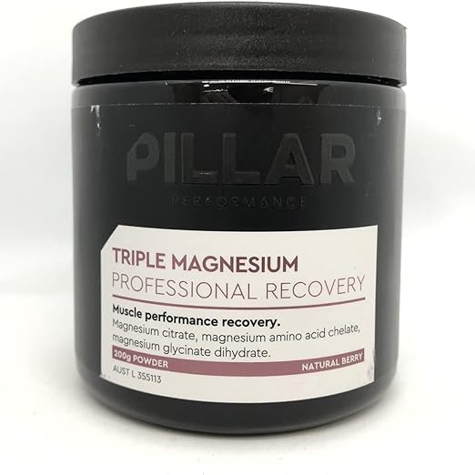 Pillar Performance Natural Triple Magnesium Powder 200g