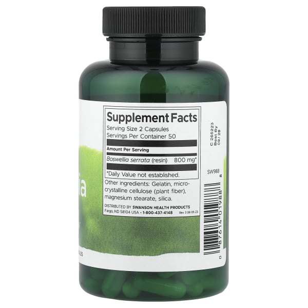 Swanson Boswellia, 400 mg, 100 Capsules
