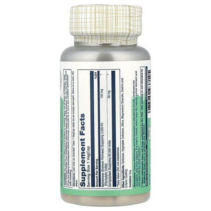 Solaray Nattokinase Serrapeptase, Enteric Coated, 30 VegCaps, label view 10