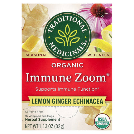 Traditional Medicinals Organic Immune Zoom® herbal tea, 32 g