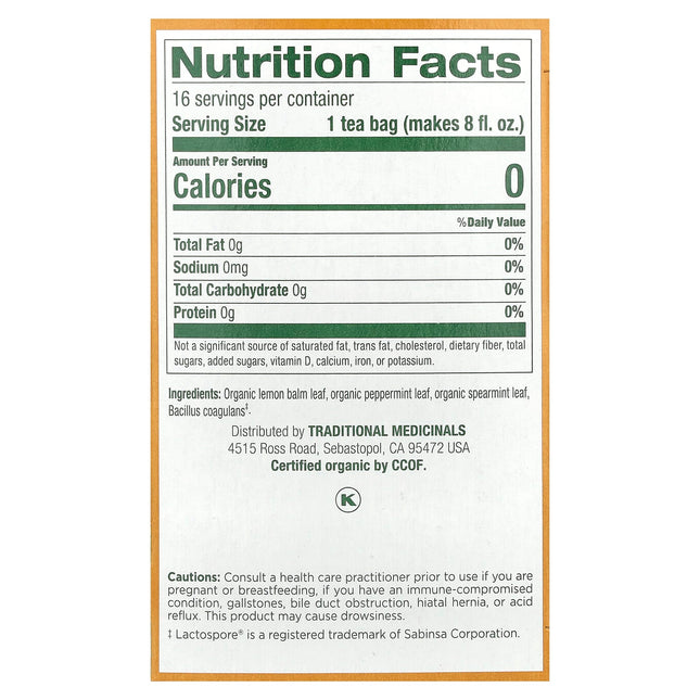 Traditional Medicinals Organic Herbal Tea herbal tea - view 2