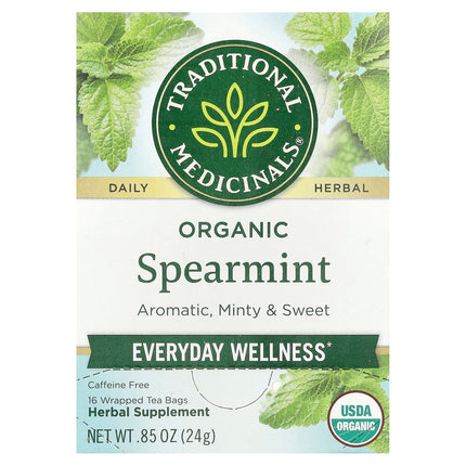 Traditional Medicinals Organic Spearmint herbal tea, 24 g
