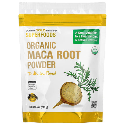 California Gold Nutrition Organic Peruvian Maca Root Powder
