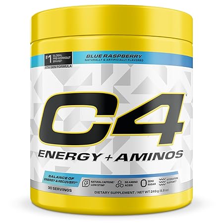Cellucor Energy + Amino Pre-workout Blue Raspberry