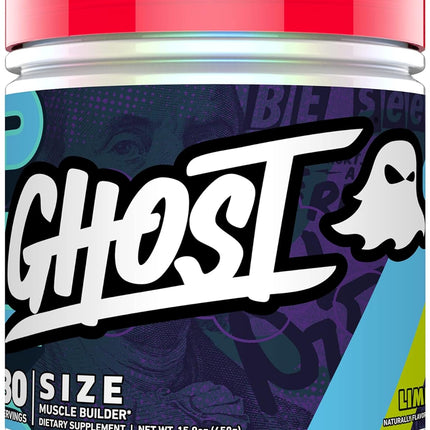 Ghost Size V2 Muscle Builder Creatine Powder – Lime (30 Servings)