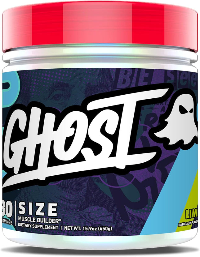 Ghost Size V2 Muscle Builder Creatine Powder – Lime (30 Servings)