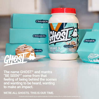 Ghost Cinnabon Whey Protein Powder 907 g