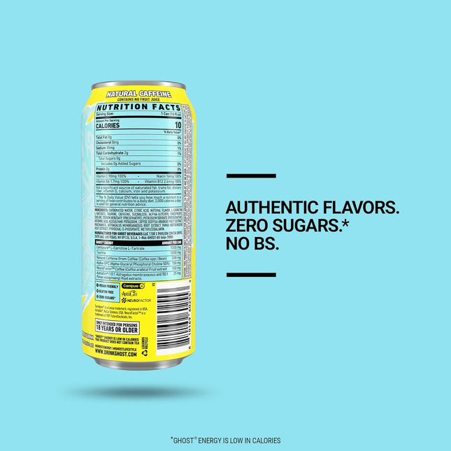 Ghost Energy Drink Ice Tea Lemonade