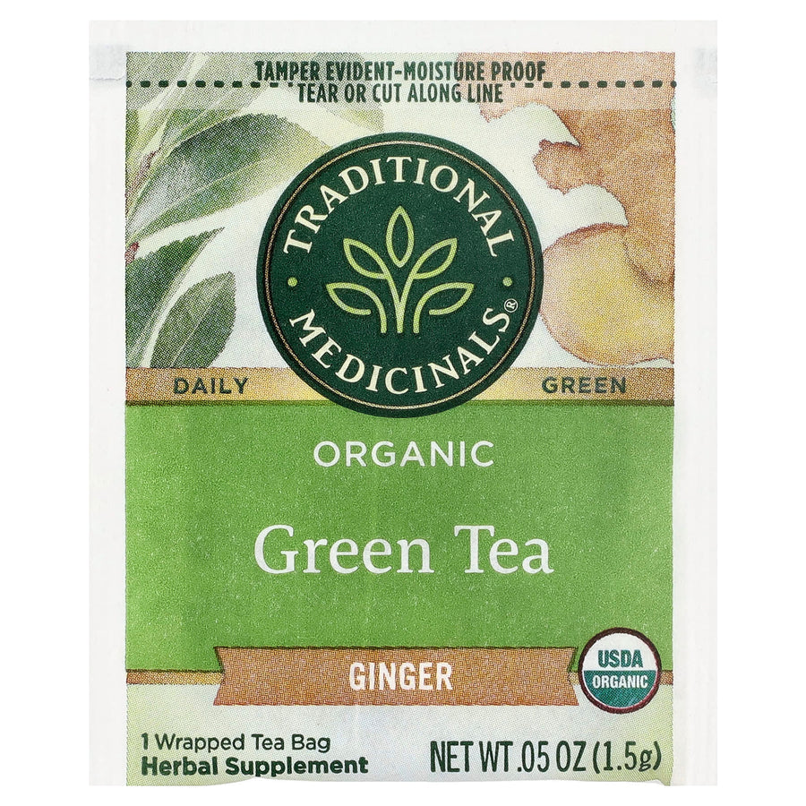 Traditional Medicinals Organic Green Tea herbal tea - view 3