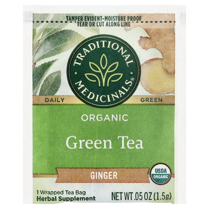 Traditional Medicinals Organic Green Tea herbal tea - view 3