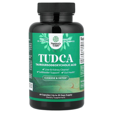 Nature's Craft TUDCA, 250 mg per Capsule