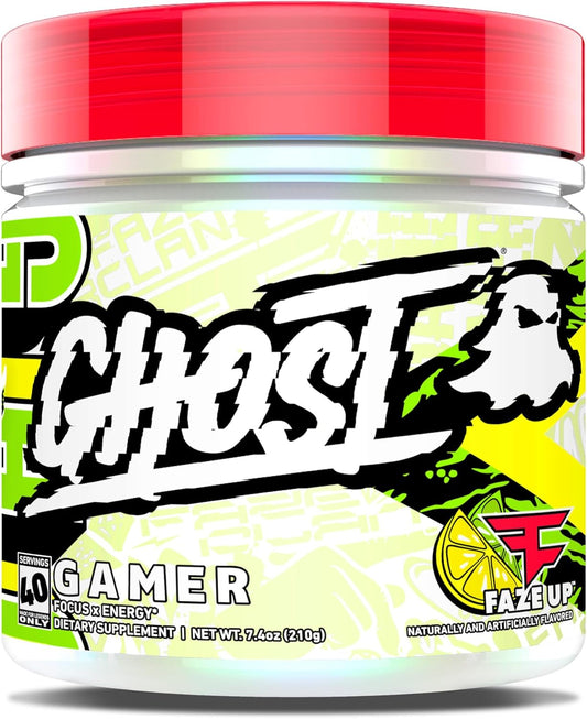 Ghost Gamer Energy & Focus Powder – FaZe Up (40 Servings / 210g)