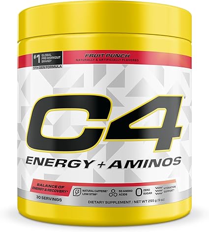 Cellucor Energy + Amino Pre-workout Fruit Punch