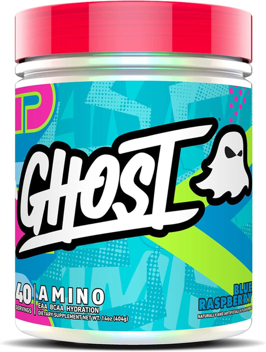 Ghost Amino V2 BCAA + EAAs – Blue Raspberry (40 Servings)