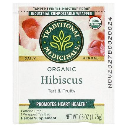 Traditional Medicinals Organic Hibiscus herbal tea - view 3