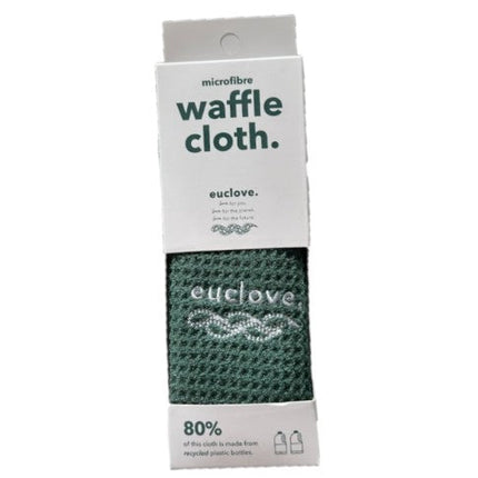 Eco-friendly Euclove microfibre cloth in waffle texture