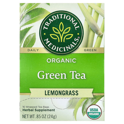 Traditional Medicinals Organic Green Tea herbal tea, 24 g