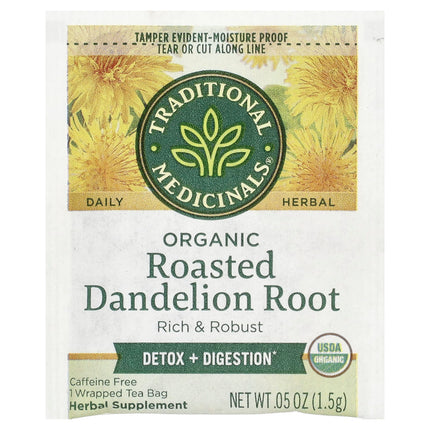 Traditional Medicinals Organic Roasted Dandelion Root herbal tea - view 3