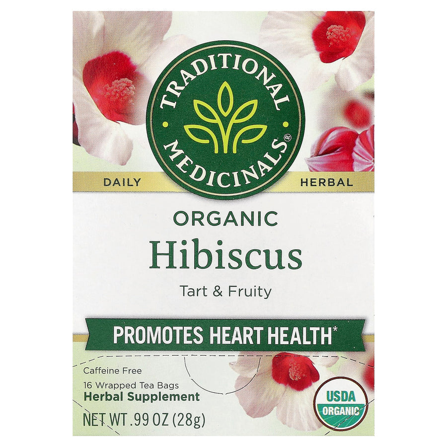 Traditional Medicinals Organic Hibiscus herbal tea, 28 g