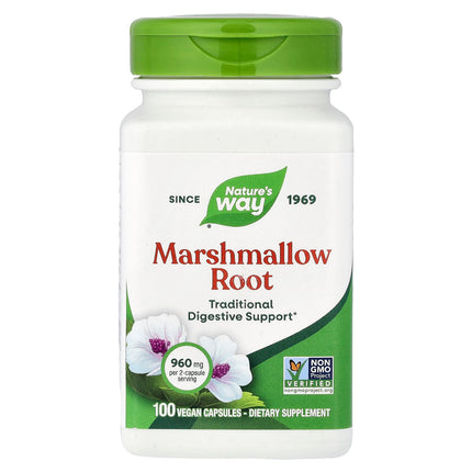 Nature's Way Marshmallow Root, 480 mg per Capsule