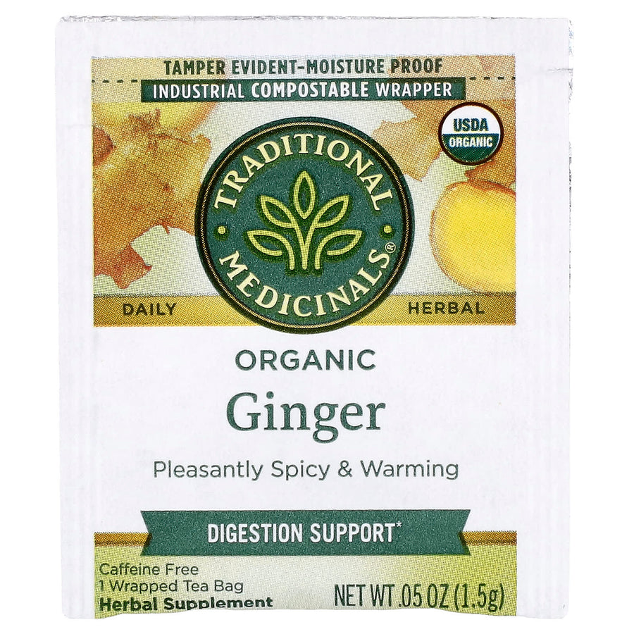 Traditional Medicinals Organic Ginger herbal tea - view 3